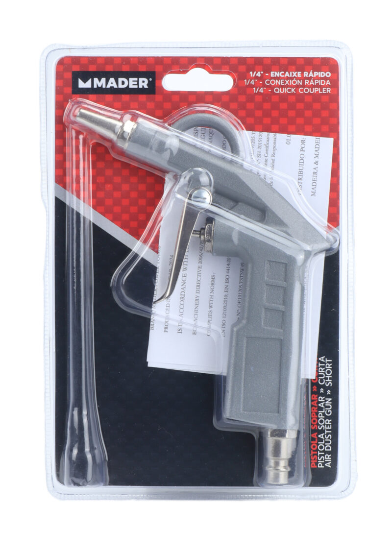 MADER 35089 - Pistola de Soplar, Corto, 1/4" - Imagen 4