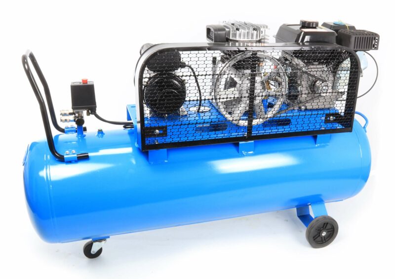 MADER 37151 - Compresor de Aire, Gasolina 5.5HP + Eléctrico 3HP, 200L - SAURIUM® - Imagen 8