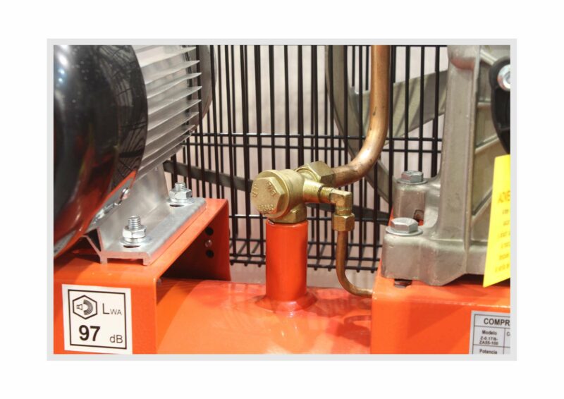 MADER 37159 - Compresor de Aire, Correa, 100L, 2.75hp - Imagen 3