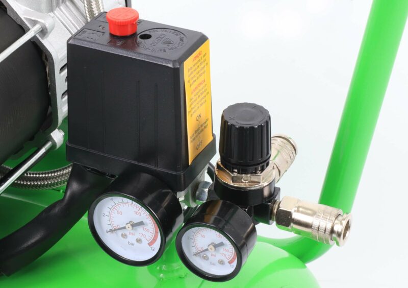 MADER 37187 - Compresor de Aire, Monobloco, 50L, 4HP, 4 Cabezas, 2 Motores - SAURIUM® - Imagen 3