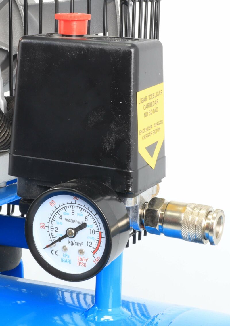 MADER 37192 - Compresor de Aire, Correa, Gasolina, 100L, 10Bar, 7HP - SAURIUM® - Imagen 4