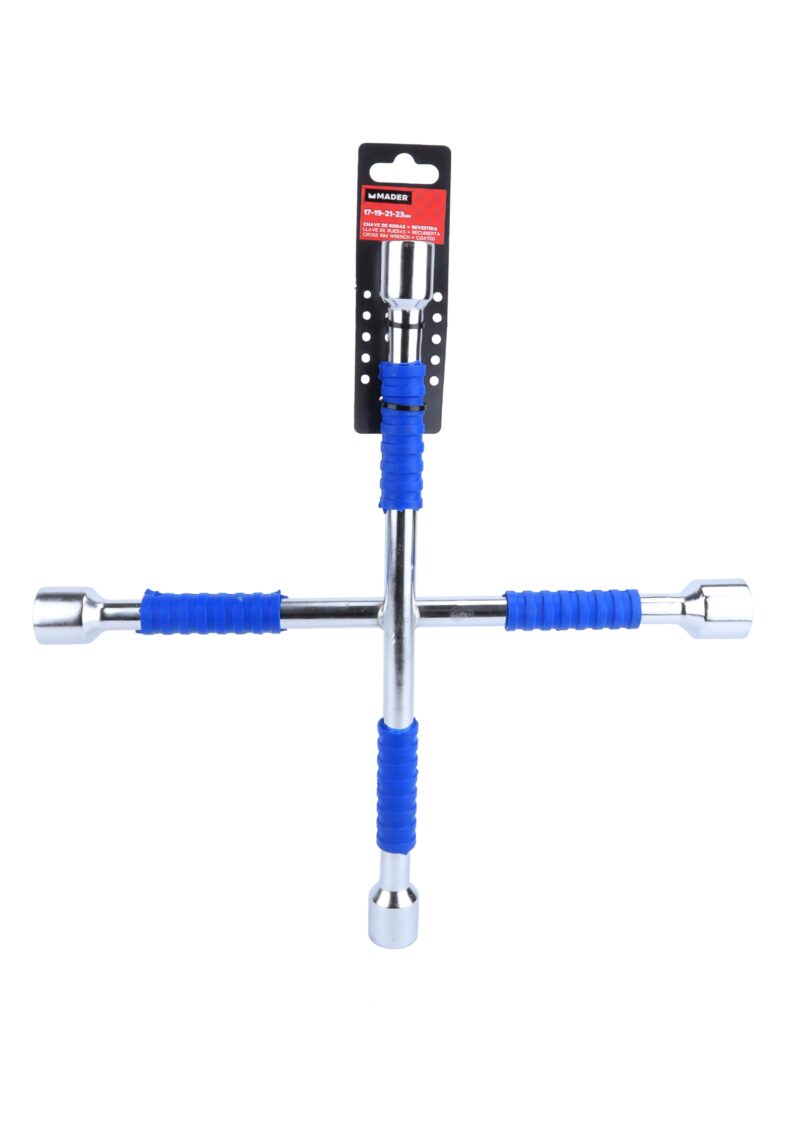 MADER 42200 - Llave de Ruedas, Cruz, 350mm, Recubierto - Imagen 4