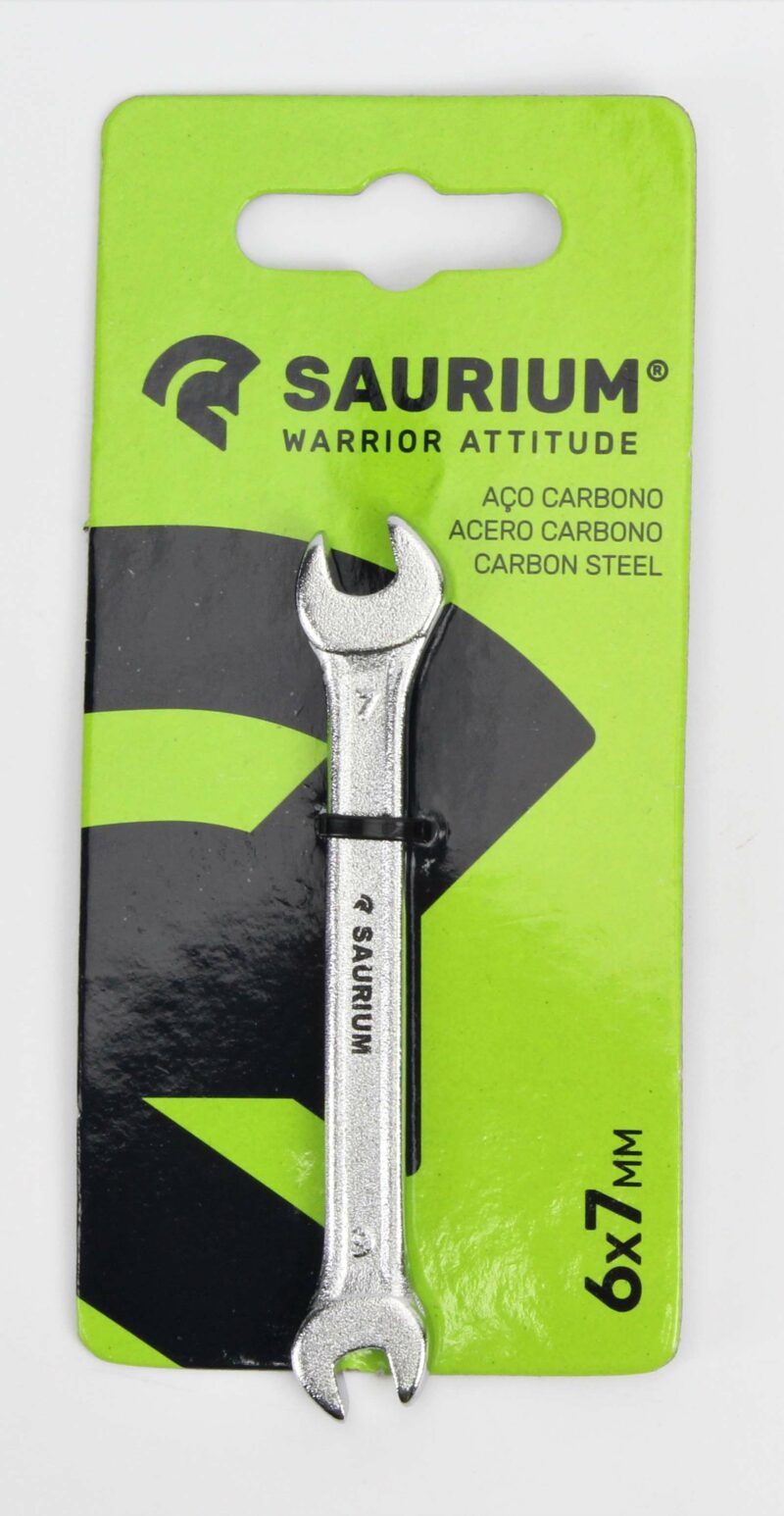 MADER 47198 - Llave 2 Bocas, 6x7mm, Acero Carbono - SAURIUM® - Imagen 3