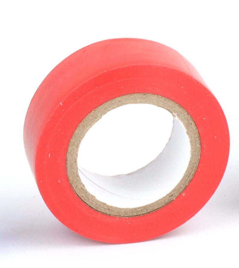 MADER 47552 - Cinta Aislante, Roja, 19mmx10m, 10Un - SAURIUM®