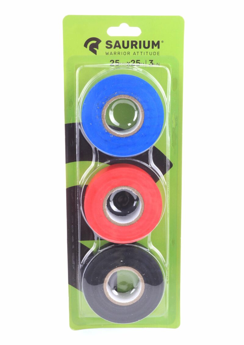 MADER 47559 - Cinta Aislante, Surtido, 25mmx25m, 3Un - SAURIUM® - Imagen 3