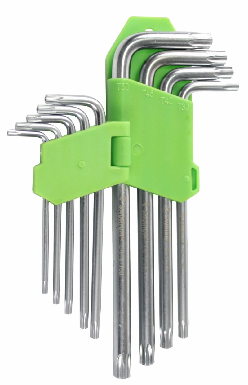 MADER 47630 - Llave Torx Larga, CRV, 9Un - SAURIUM® - Imagen 3