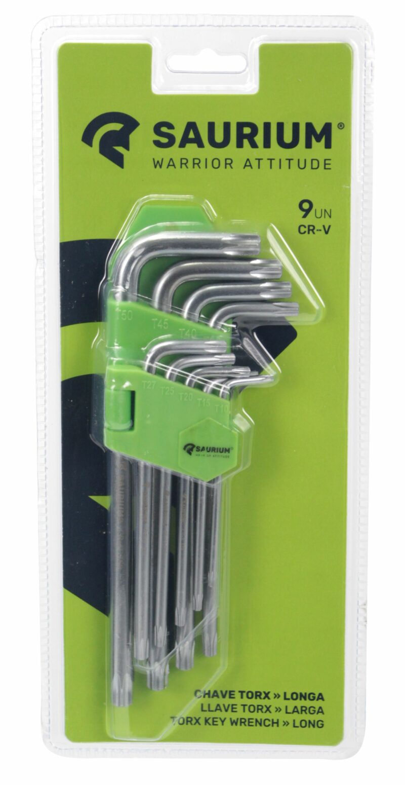 MADER 47630 - Llave Torx Larga, CRV, 9Un - SAURIUM® - Imagen 4
