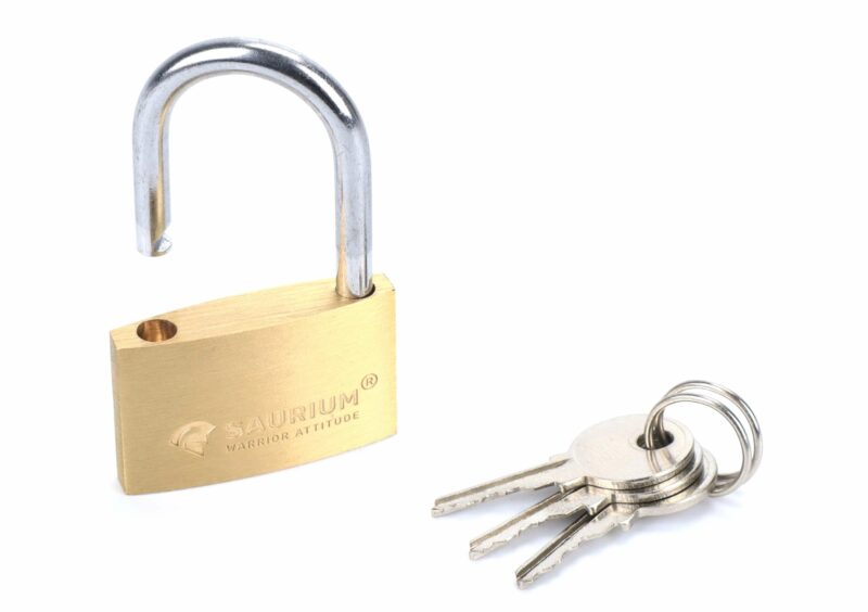 MADER 47660 - Candado, Latón, 40mm, con Llave - SAURIUM®