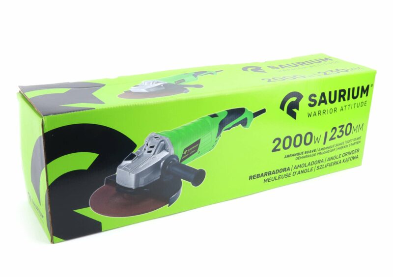 MADER 47806 - Amoladora, 230mm, 2000W, Arranque Suave - SAURIUM® - Imagen 2