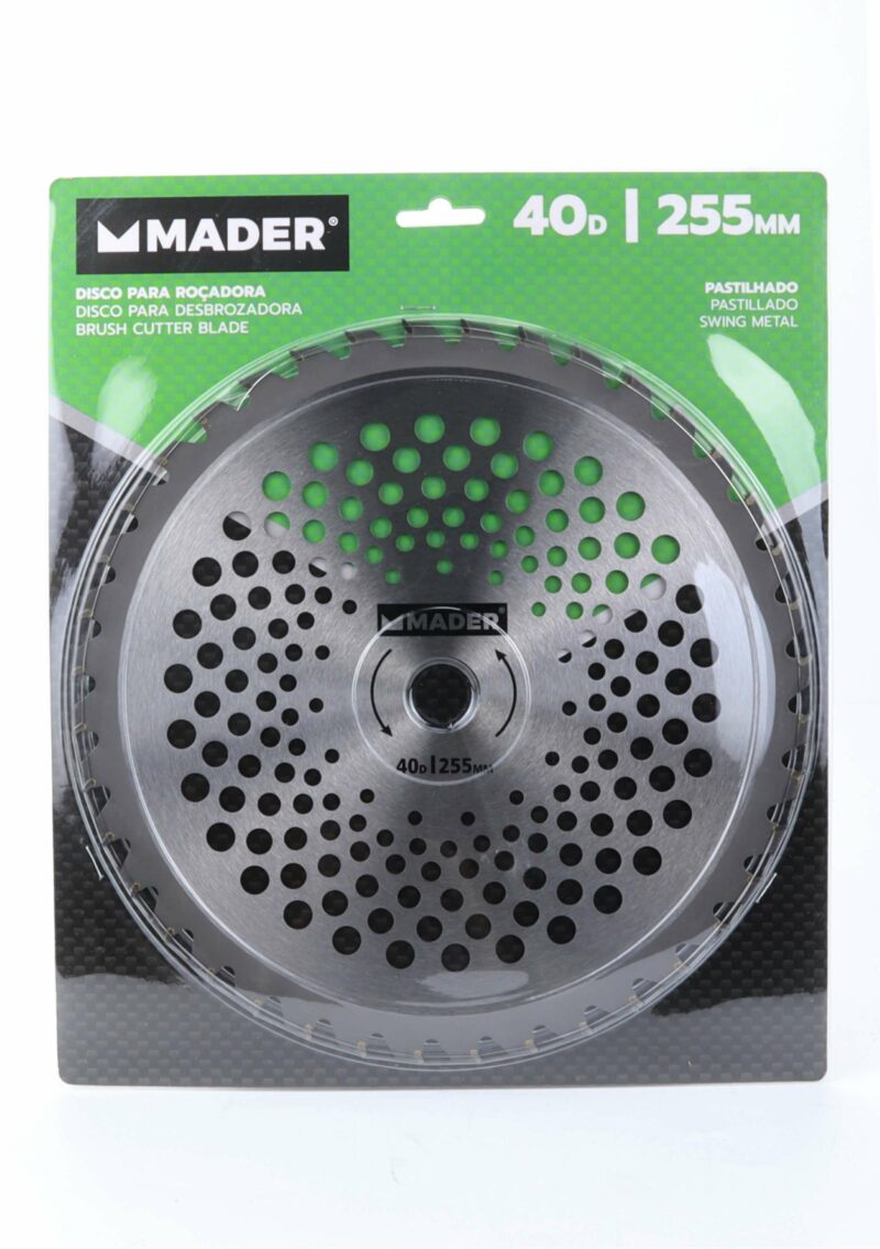 MADER 48046 - Disco Pastillado, para Desbrozadora, 40D, 255mm - Imagen 3