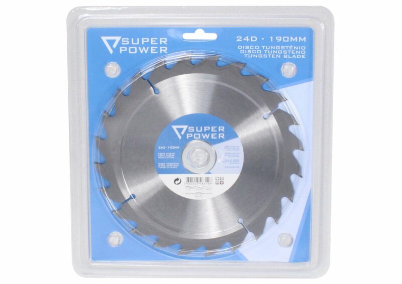 MADER 48310 - Disco Tungsteno, 190mm, Corte Madera - SUPER POWER