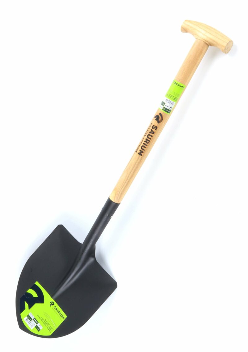 MADER 48531 - Pala de Punta, Acero Temperado, Mango de Madera T - SAURIUM® - Imagen 4