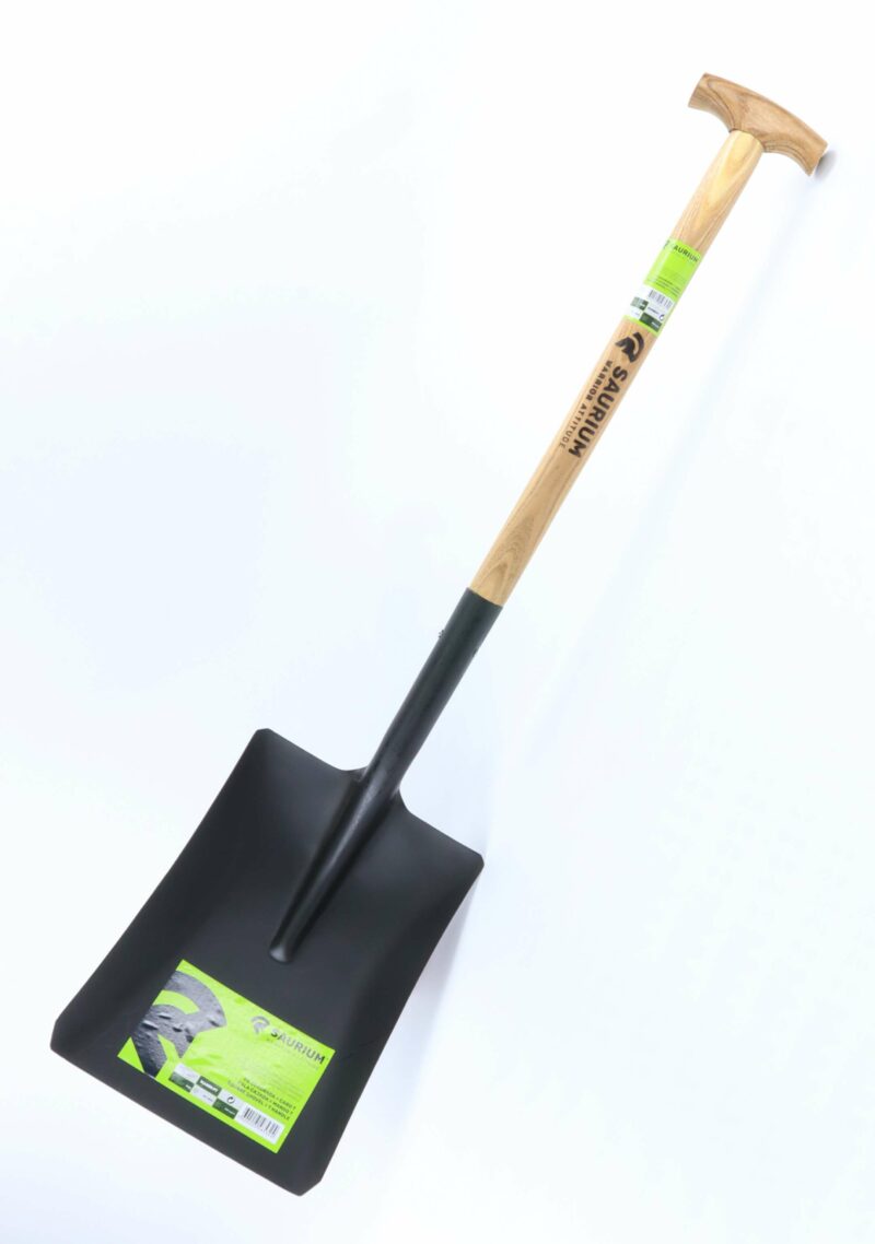 MADER 48532 - Pala Cajada, Acero Temperado, Mango de Madera T - SAURIUM® - Imagen 4