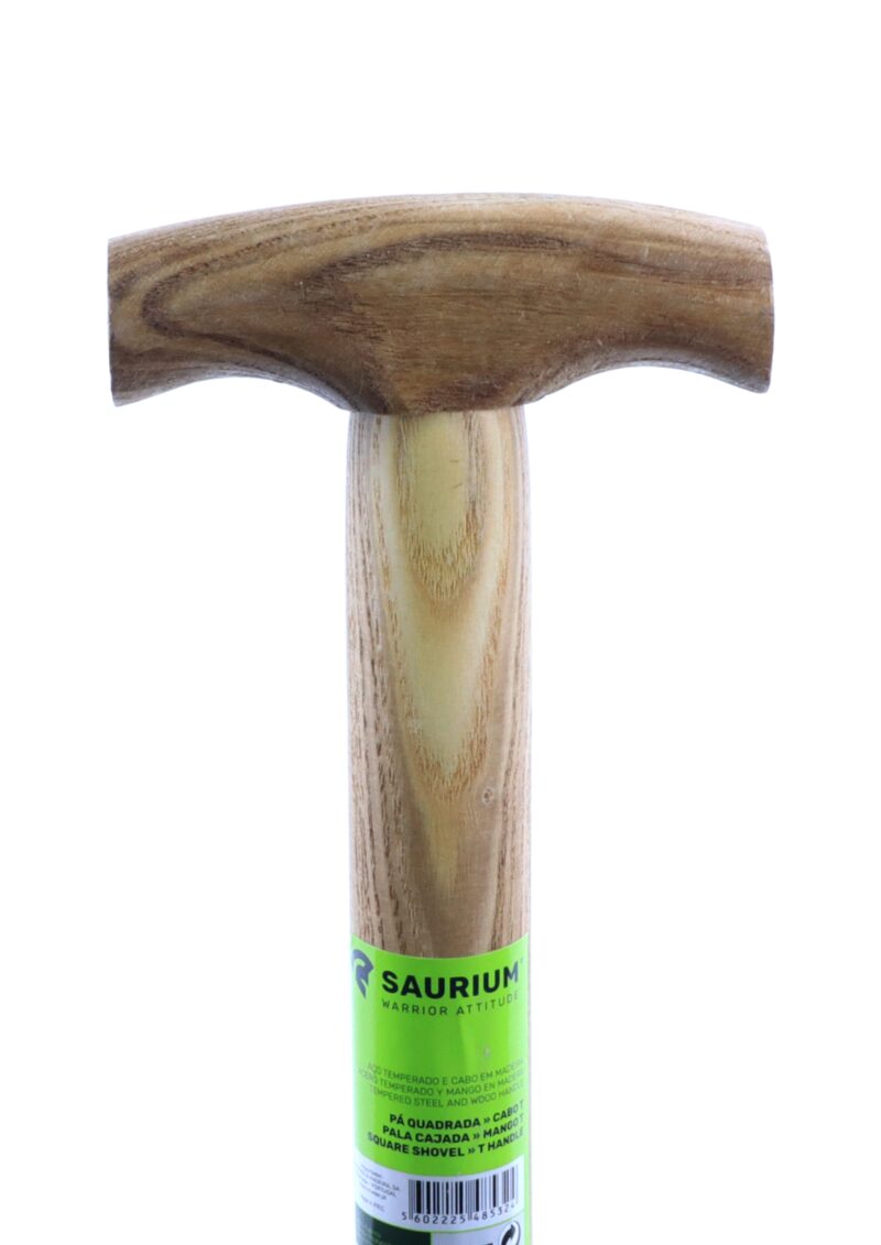 MADER 48532 - Pala Cajada, Acero Temperado, Mango de Madera T - SAURIUM® - Imagen 2