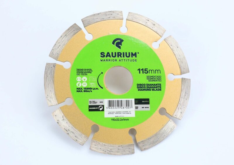 MADER 48700 - Disco Diamante, Segmentado, 115mm - SAURIUM®
