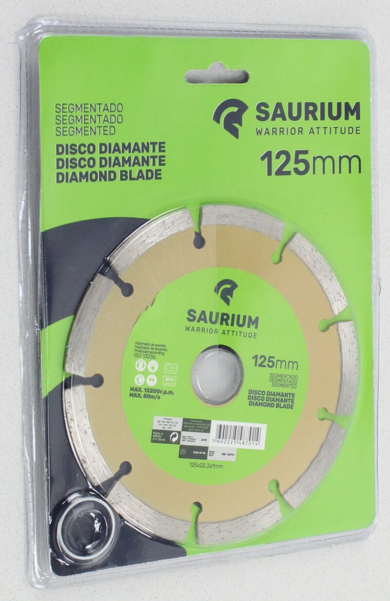 MADER 48701 - Disco Diamante, Segmentado, 125mm - SAURIUM®