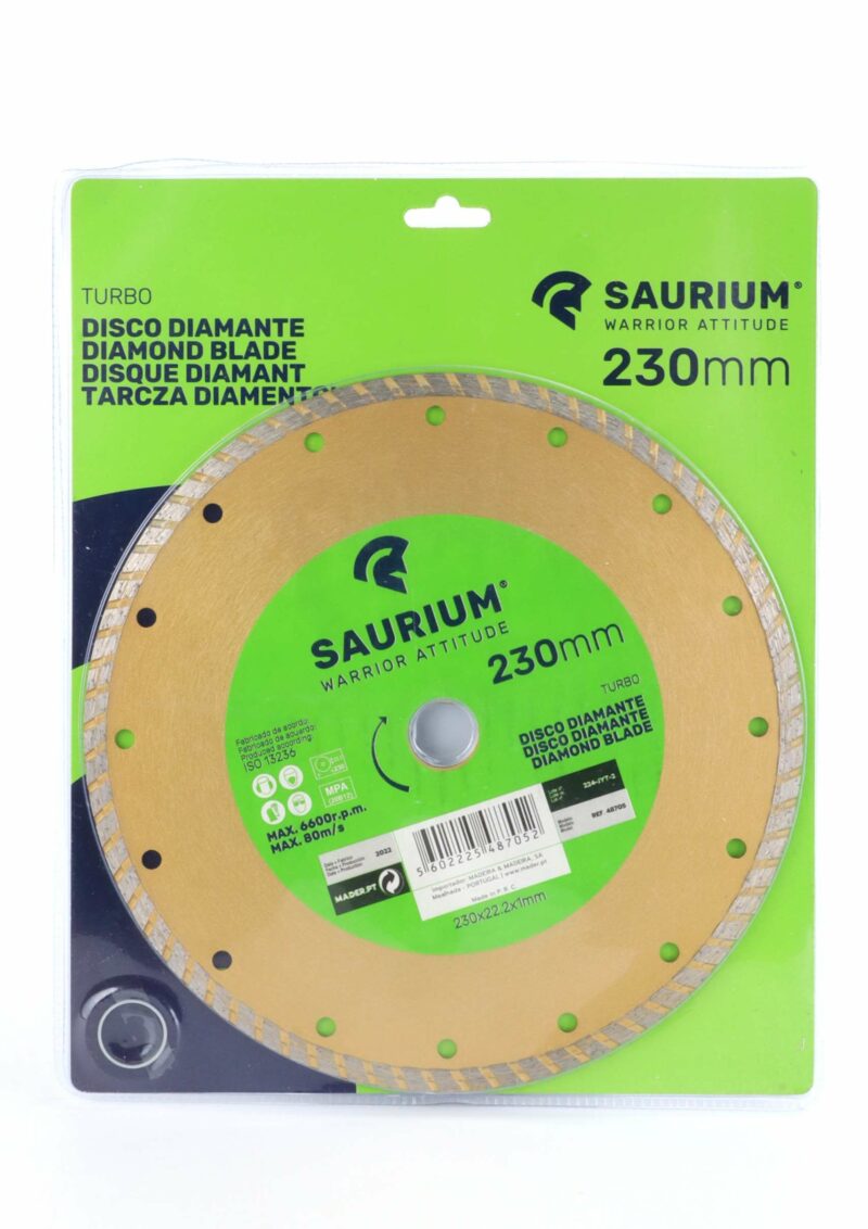 MADER 48705 - Disco Diamante, Turbo, 230mm - SAURIUM® - Imagen 3
