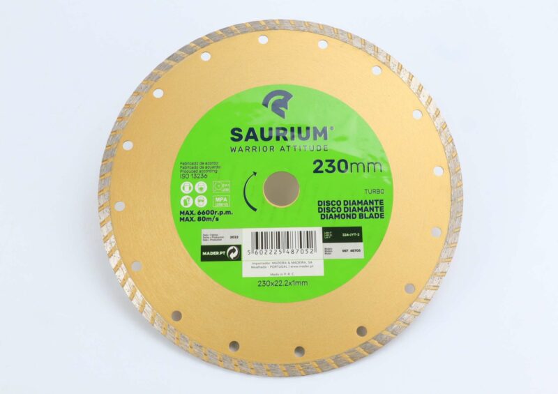 MADER 48705 - Disco Diamante, Turbo, 230mm - SAURIUM®