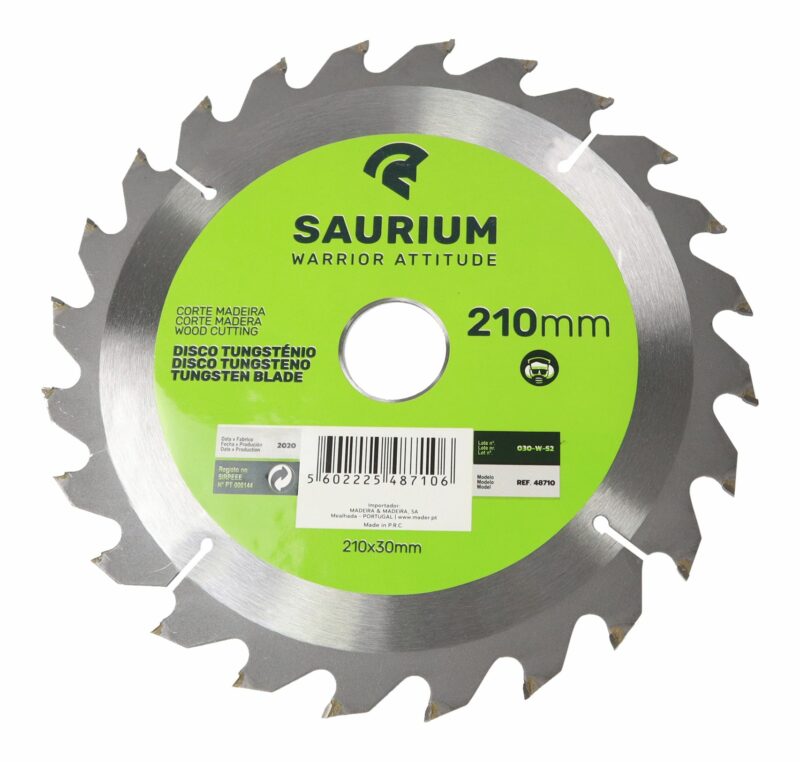 MADER 48710 - Disco Tungsteno, 210mm, 3un, Maleta - SAURIUM® - Imagen 3