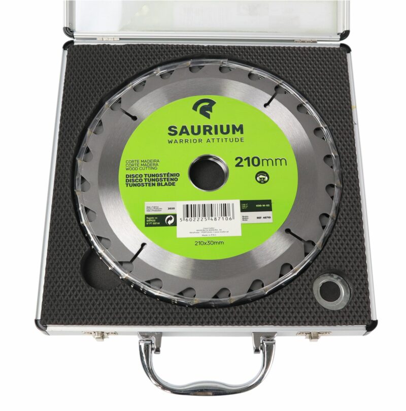 MADER 48710 - Disco Tungsteno, 210mm, 3un, Maleta - SAURIUM® - Imagen 6