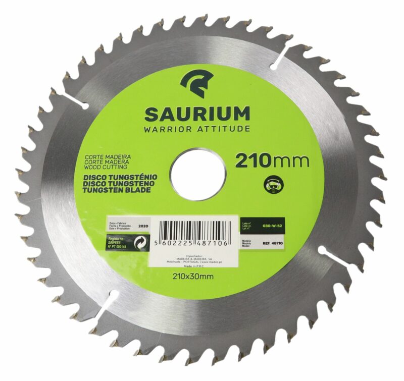 MADER 48710 - Disco Tungsteno, 210mm, 3un, Maleta - SAURIUM® - Imagen 4