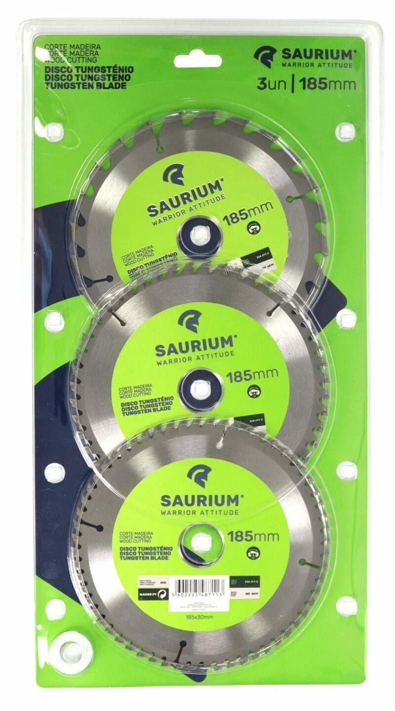 MADER 48711 - Disco Tungsteno, 185mm, 3un - SAURIUM® - Imagen 5