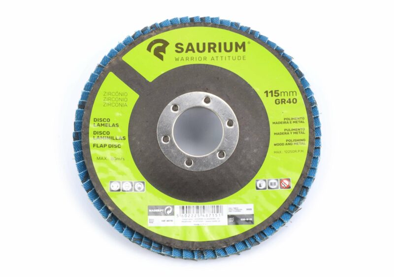 MADER 48715 - Disco Laminillas, Zirconio, 115mm, GR40 - SAURIUM®