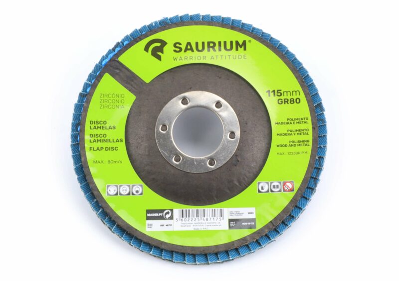 MADER 48717 - Disco Laminillas, Zirconio, 115mm, GR80 - SAURIUM®
