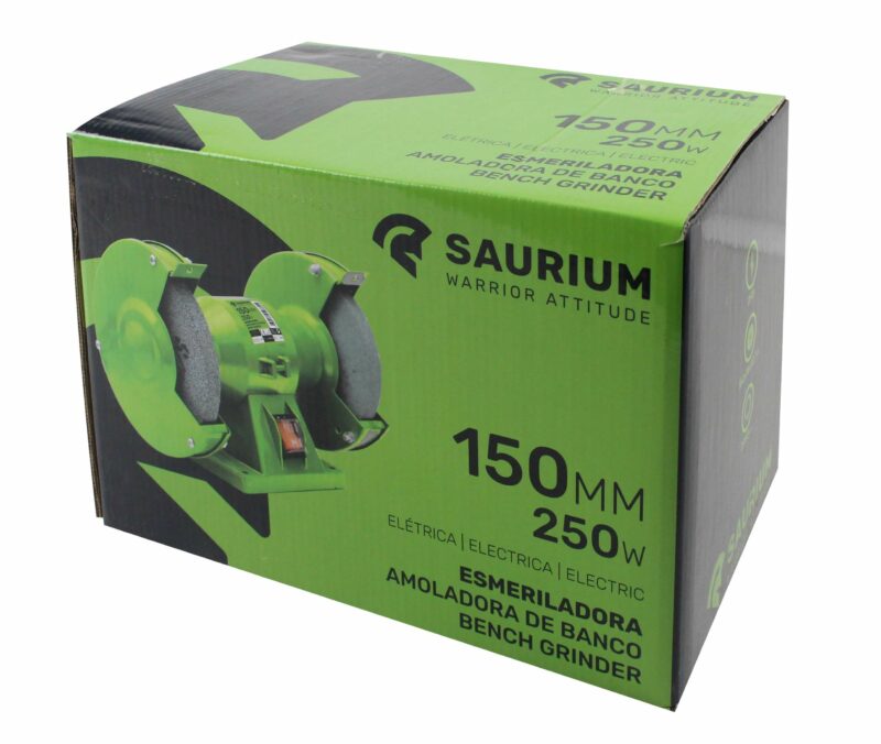 MADER 48801 - Amoladora de Banco, 250W, 150mm - SAURIUM® - Imagen 2