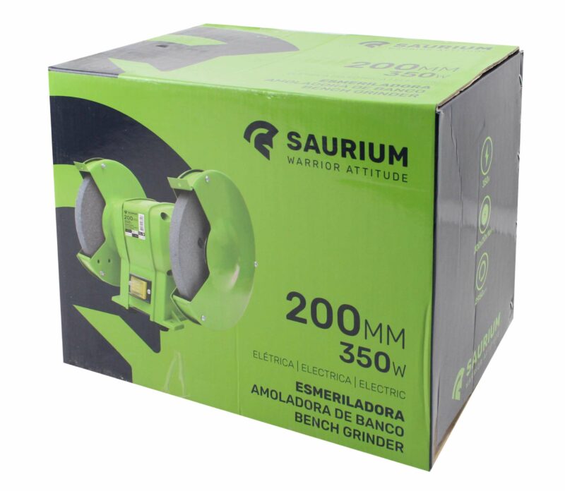 MADER 48802 - Amoladora de Banco, 350W, 200mm - SAURIUM® - Imagen 2