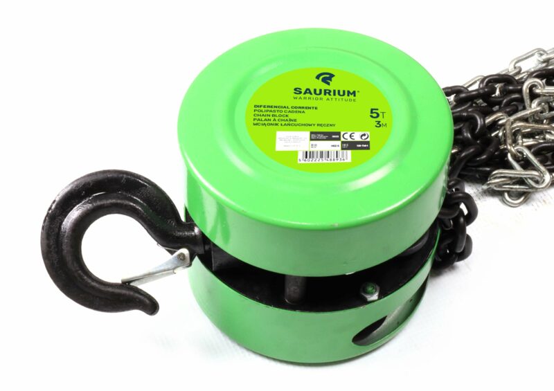 MADER 48893 - Polipasto con Cadena, 3m, 5Ton - SAURIUM®