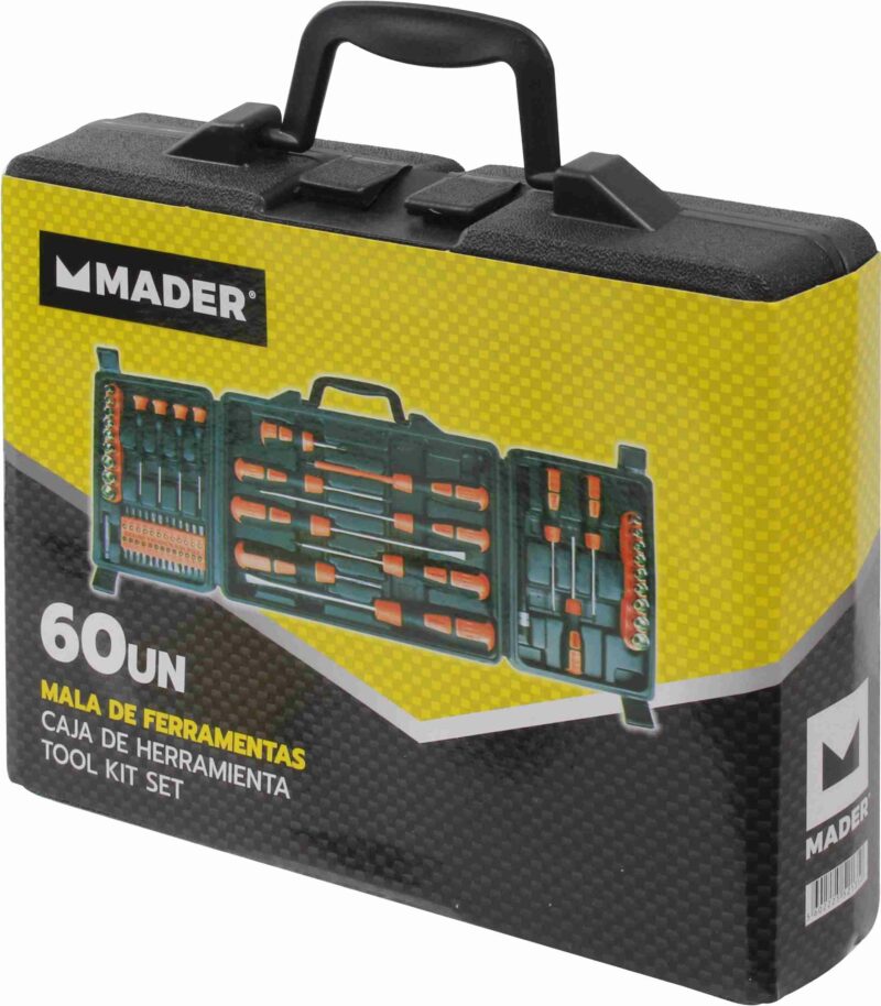 MADER 52135 - Maletin de Herramienta, Surtida, 60un - Imagen 6