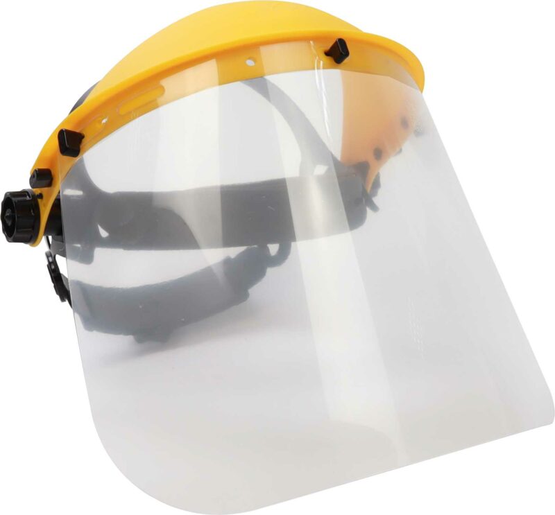 MADER 57677 - Protector Facial, Acrílico, Amarillo, Polybag