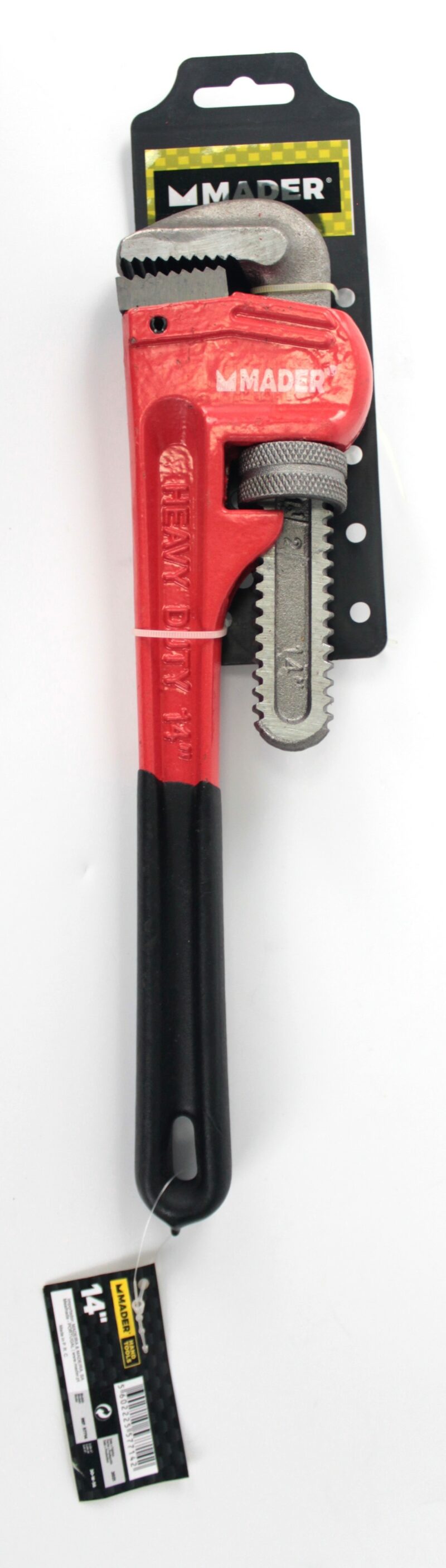 MADER 57714 - Llave Tipo Stilson, Mango Recubierto, 350mm - Imagen 4