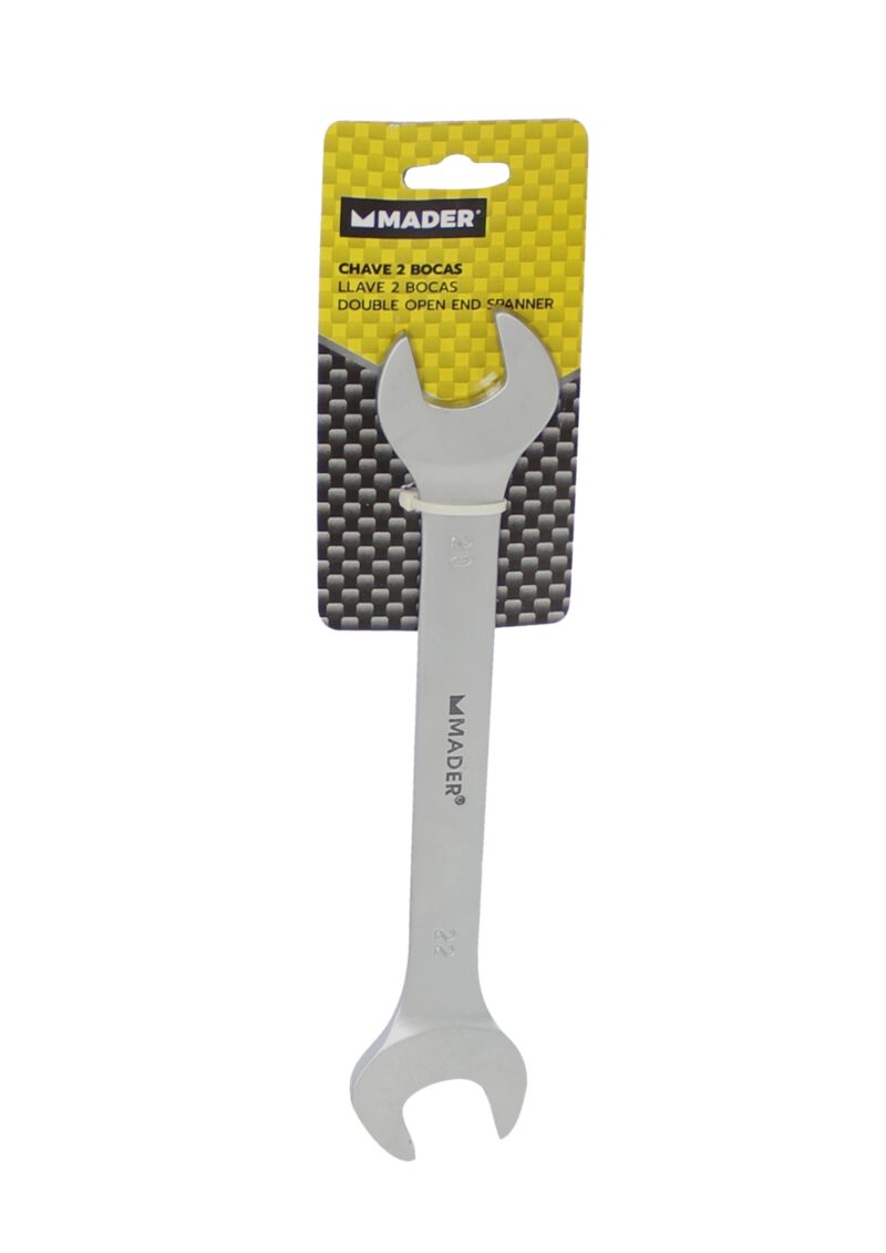 MADER 57878 - Llave 2 Bocas, CRV, 20x22mm - Imagen 3