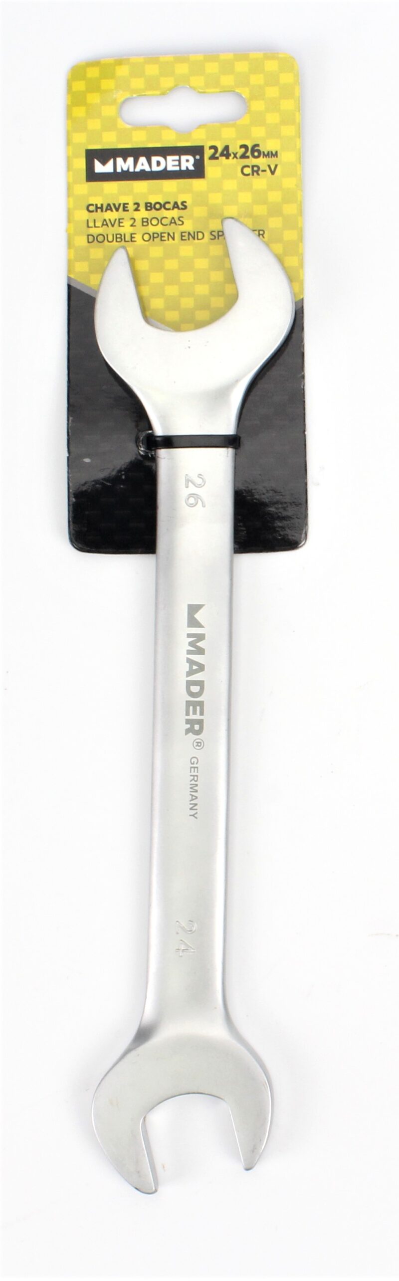 MADER 57882 - Llave 2 Bocas, CRV, 24x26mm - Imagen 3