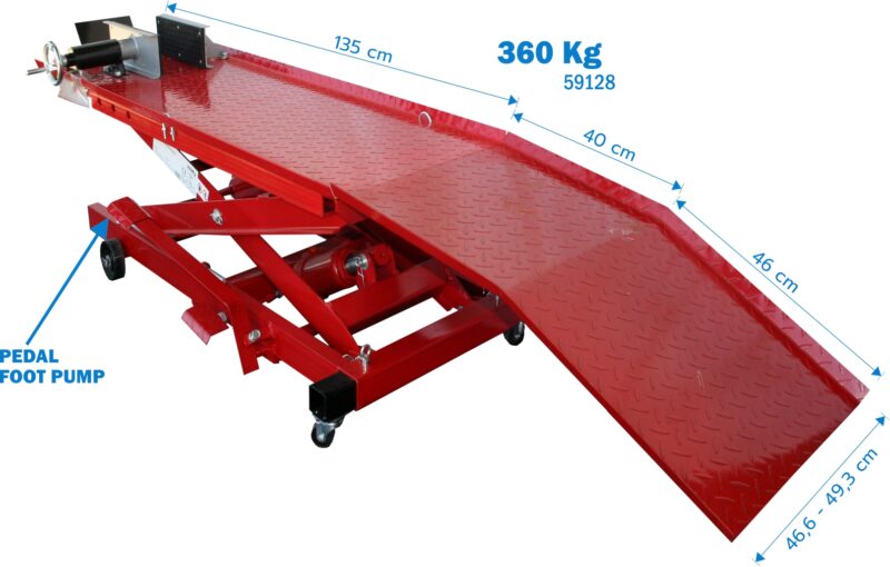 MADER 59128 - Ascensor Hidráulico, para Motocicletas, 360Kg - Imagen 3