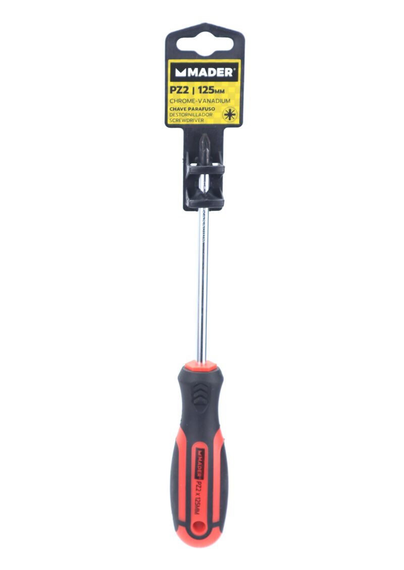 MADER 59461 - Destornillador, Pozidriv, CRV, PZ2, 125mm - Imagen 3