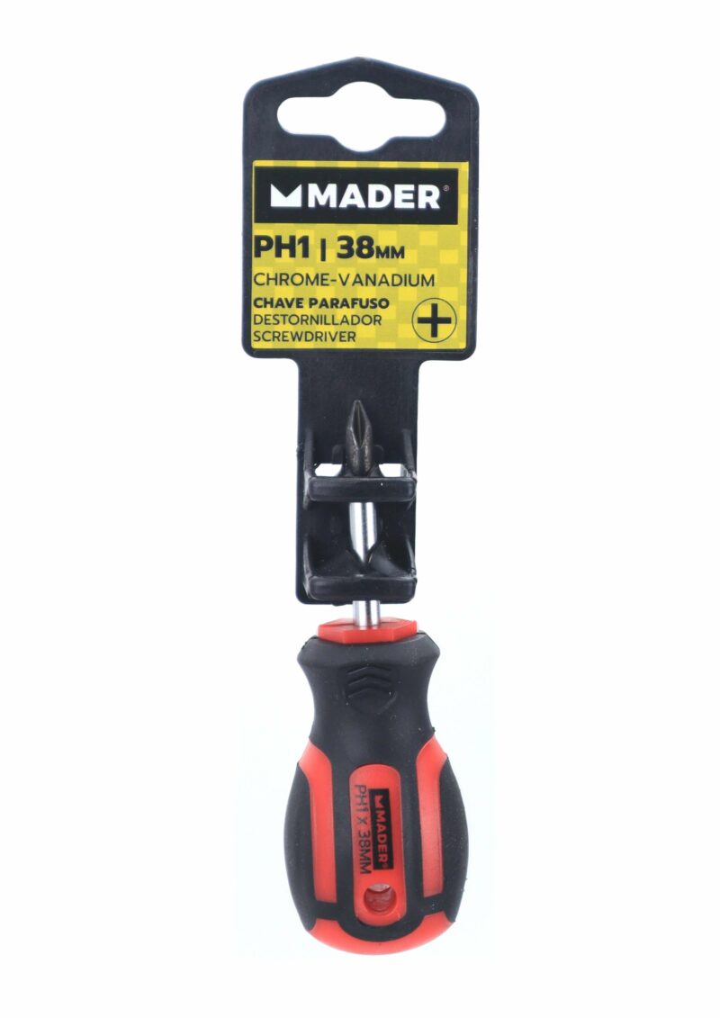 MADER 59462 - Destornillador, Philips, CRV, PH1, 38mm - Imagen 3
