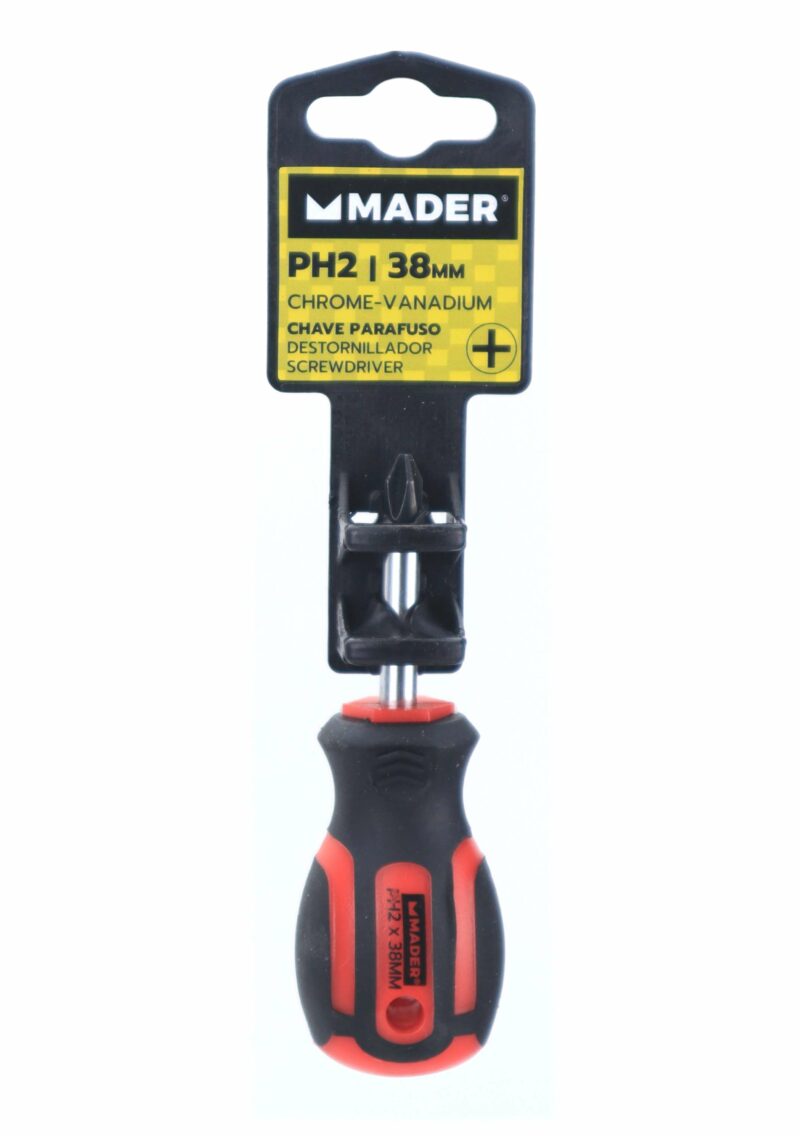MADER 59463 - Destornillador, Philips, CRV, PH2, 38mm - Imagen 3