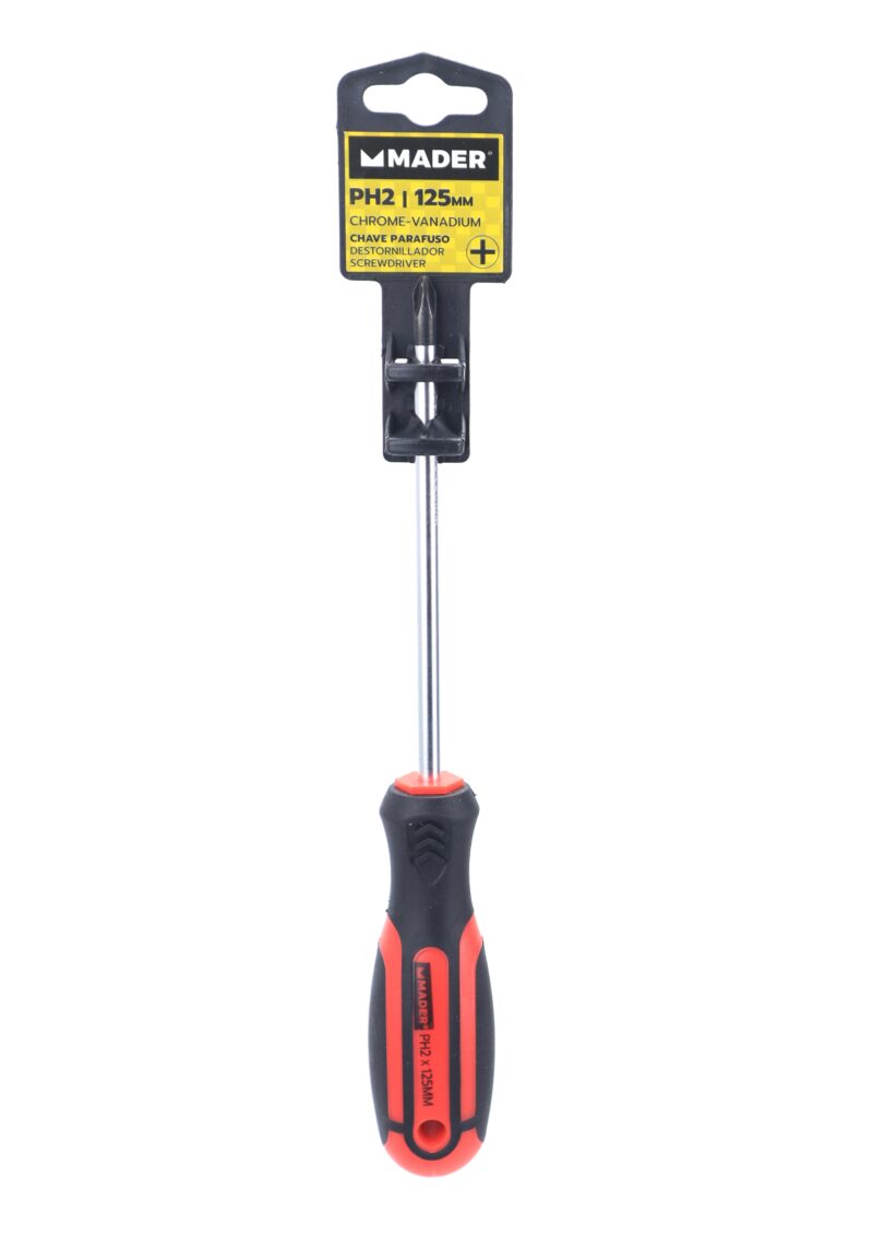 MADER 59466 - Destornillador, Philips, CRV, PH2, 125mm - Imagen 3