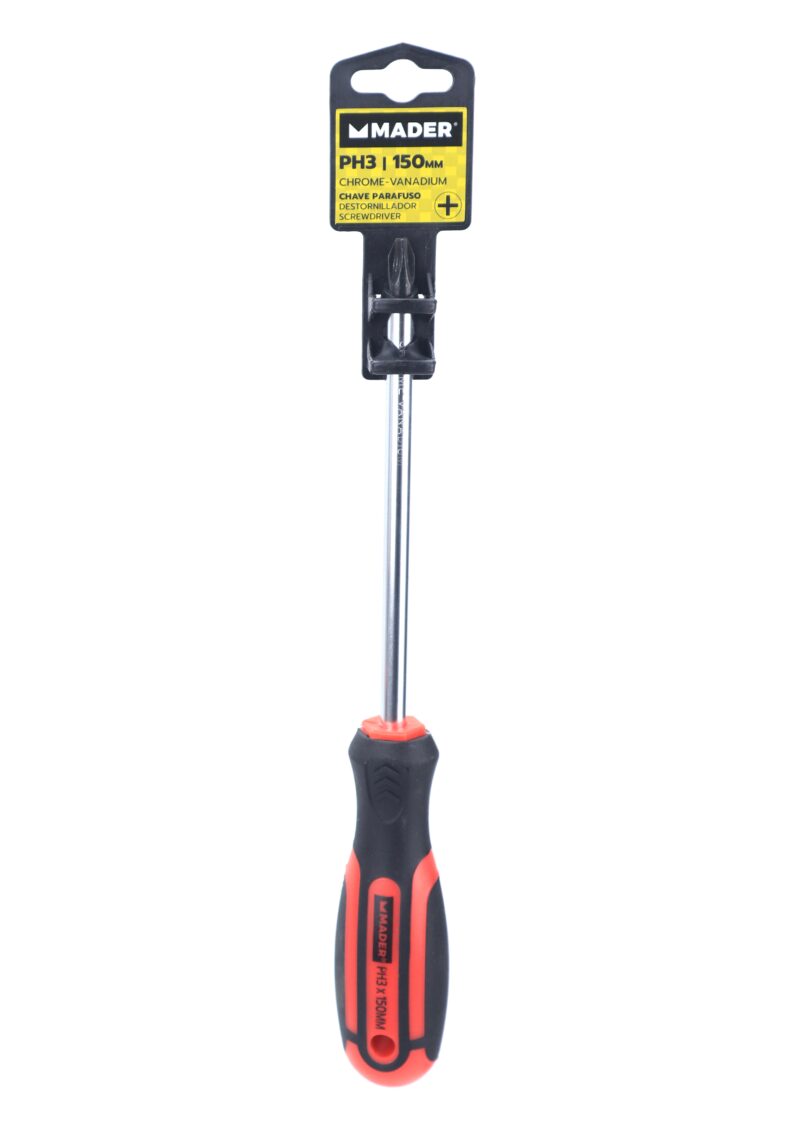 MADER 59467 - Destornillador, Philips, CRV, PH3, 150mm - Imagen 3