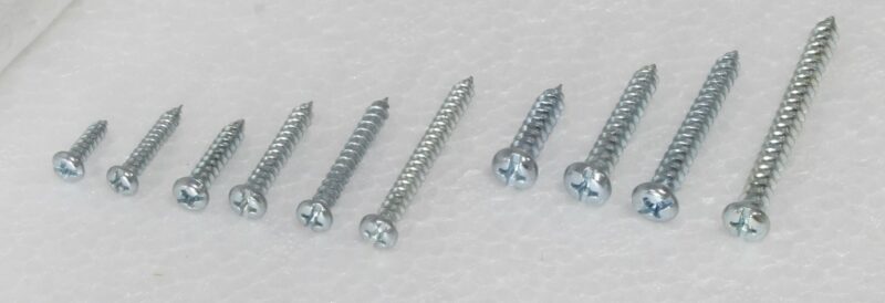 MADER 60390 - Tornillo Cabeza Oval Aglomerado, Metal, 3.5x12mm, 30Un - Imagen 2