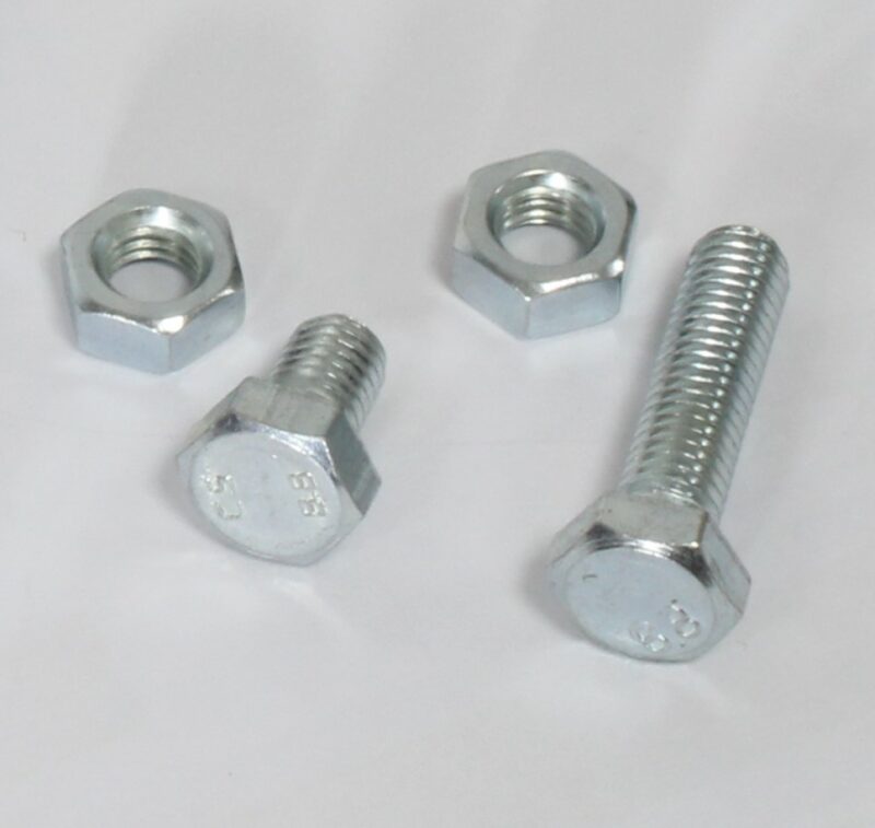 MADER 60433 - Tornillo Cabeza Hexagonal con Tuerca - M8x12mm, 10Un - Imagen 2