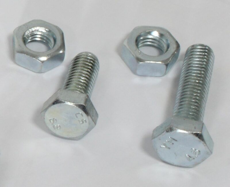 MADER 60436 - Tornillo Cabeza Hexagonal con Tuerca - M10x40mm, 2Un - Imagen 2