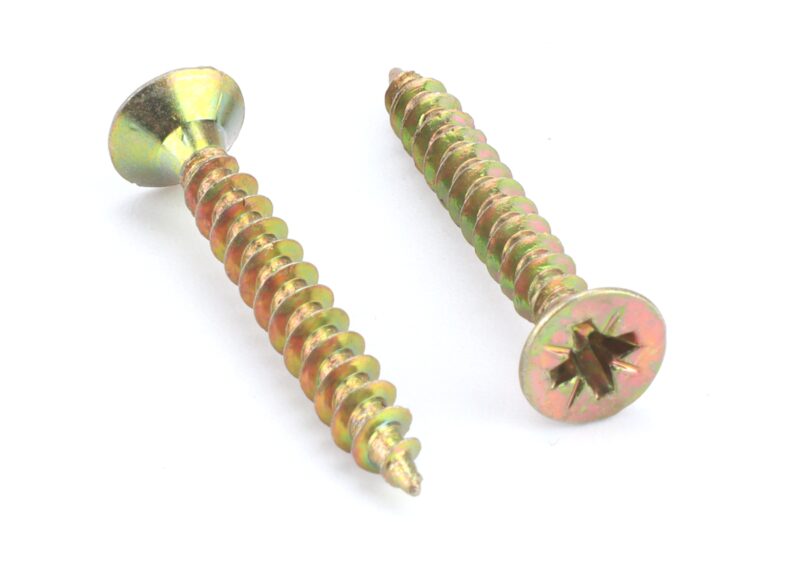 MADER 60448 - Tornillos de Cabeza Avellanada, para Madera, 4x30mm, 14Un