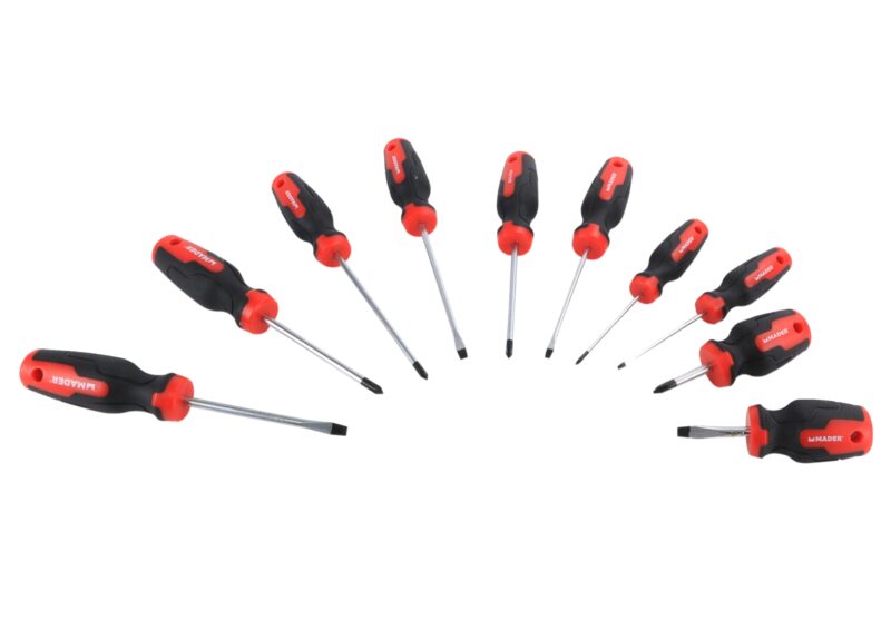 MADER 61132 - Destornilladores, Magnéticas, 10un