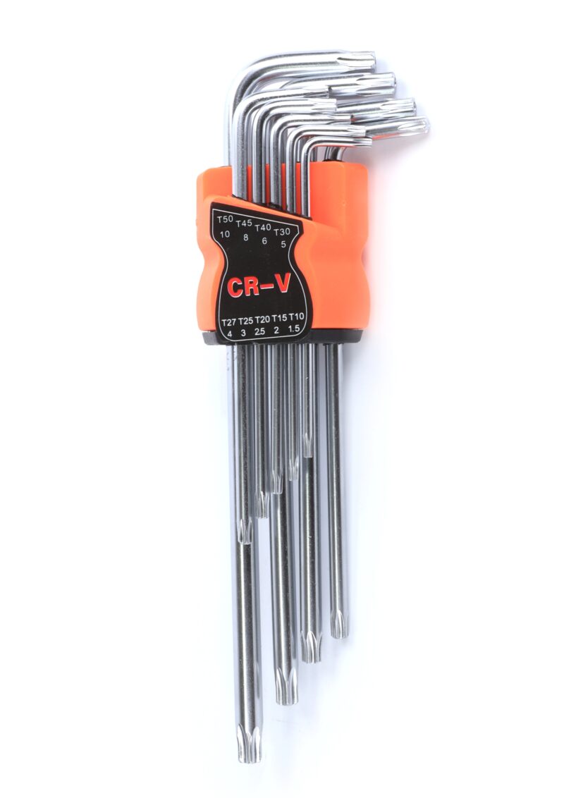 MADER 61170 - Llaves Torx, Largas, CRV, 9Un