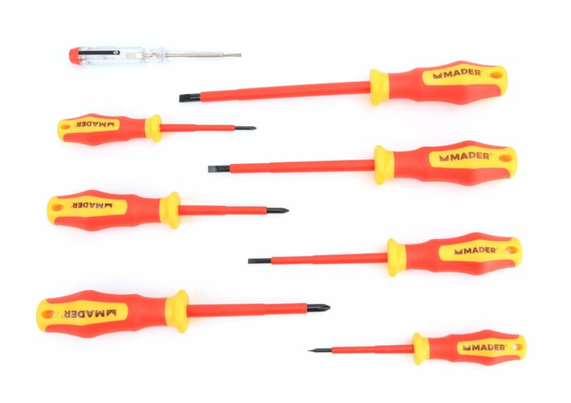 MADER 61185 - Llaves de Destornilladores, VDE, 8 un