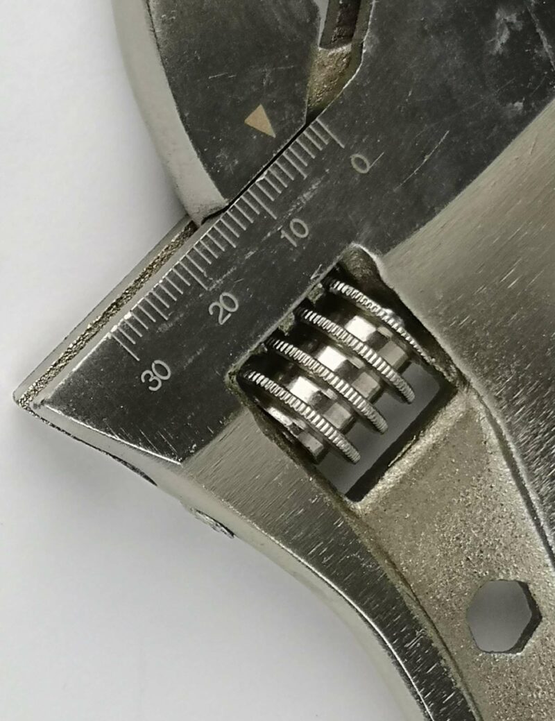 MADER 61190 - Llave Ajustable, Mango Recubierto, 8" - Imagen 3